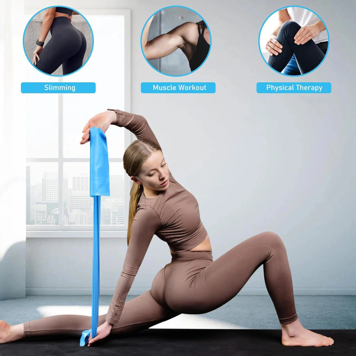 ImageYoga Elastic Resistance Bands